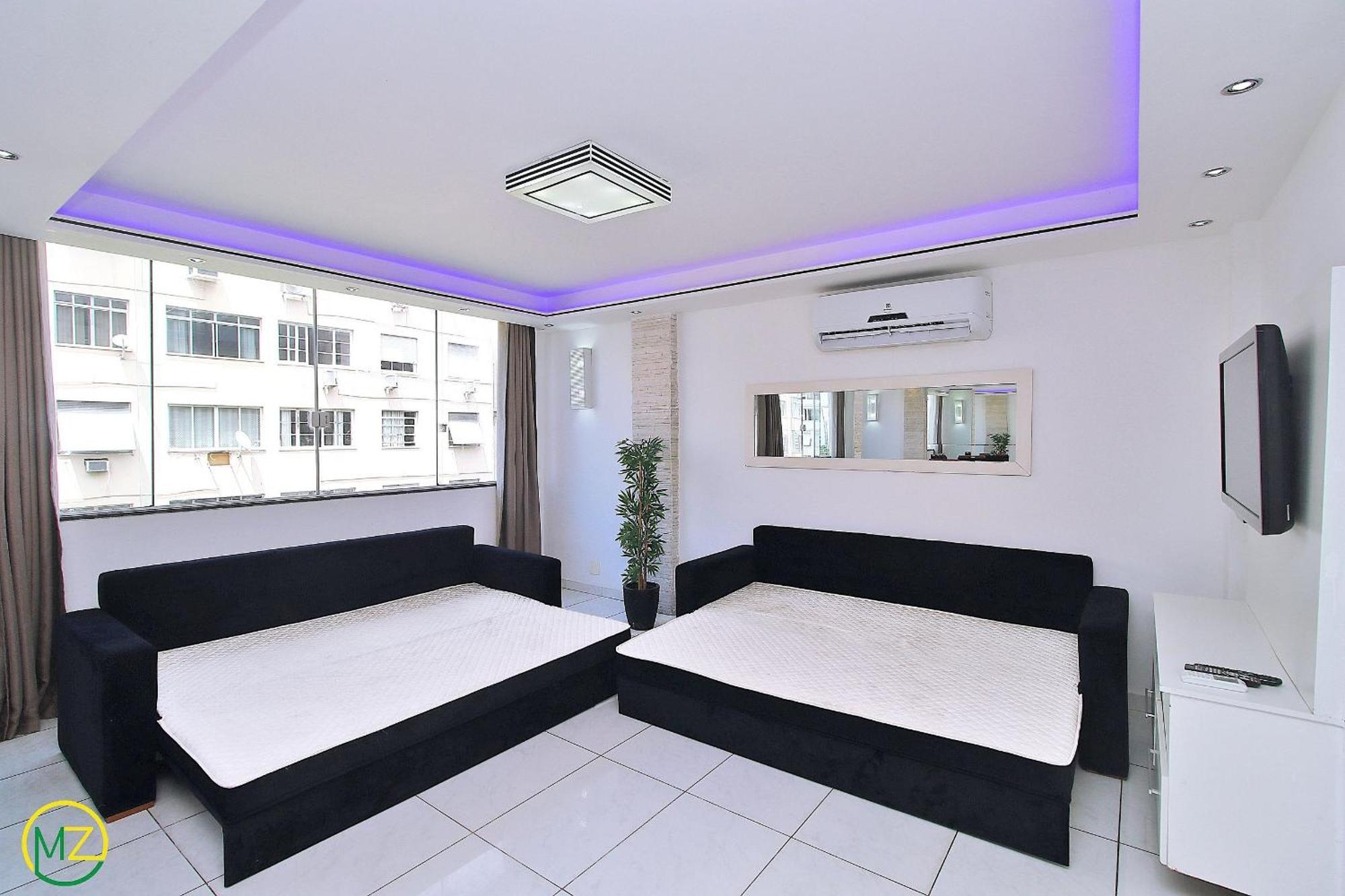 Apartamento Moderno Apto 3 P/ 8 Pessoas Em Copacabana